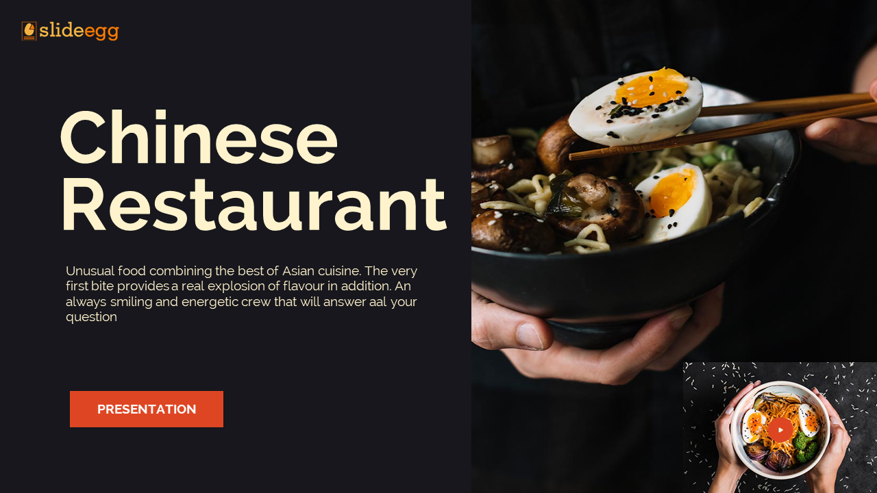 Get Modern Chinese Restaurant PowerPoint Templates